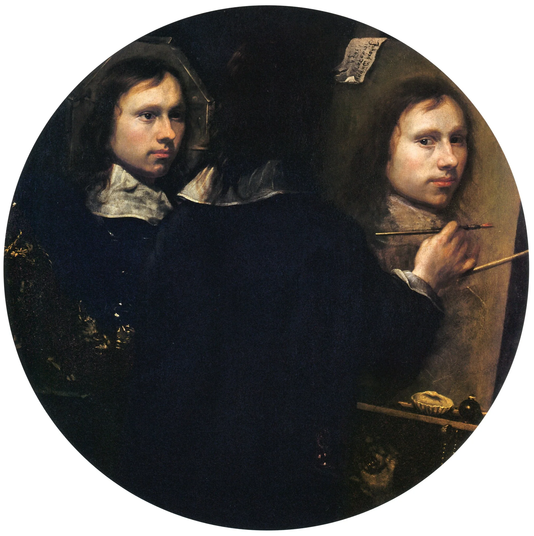 Self-portrait, by Johannes Gumpp Roberto, oil, 1646