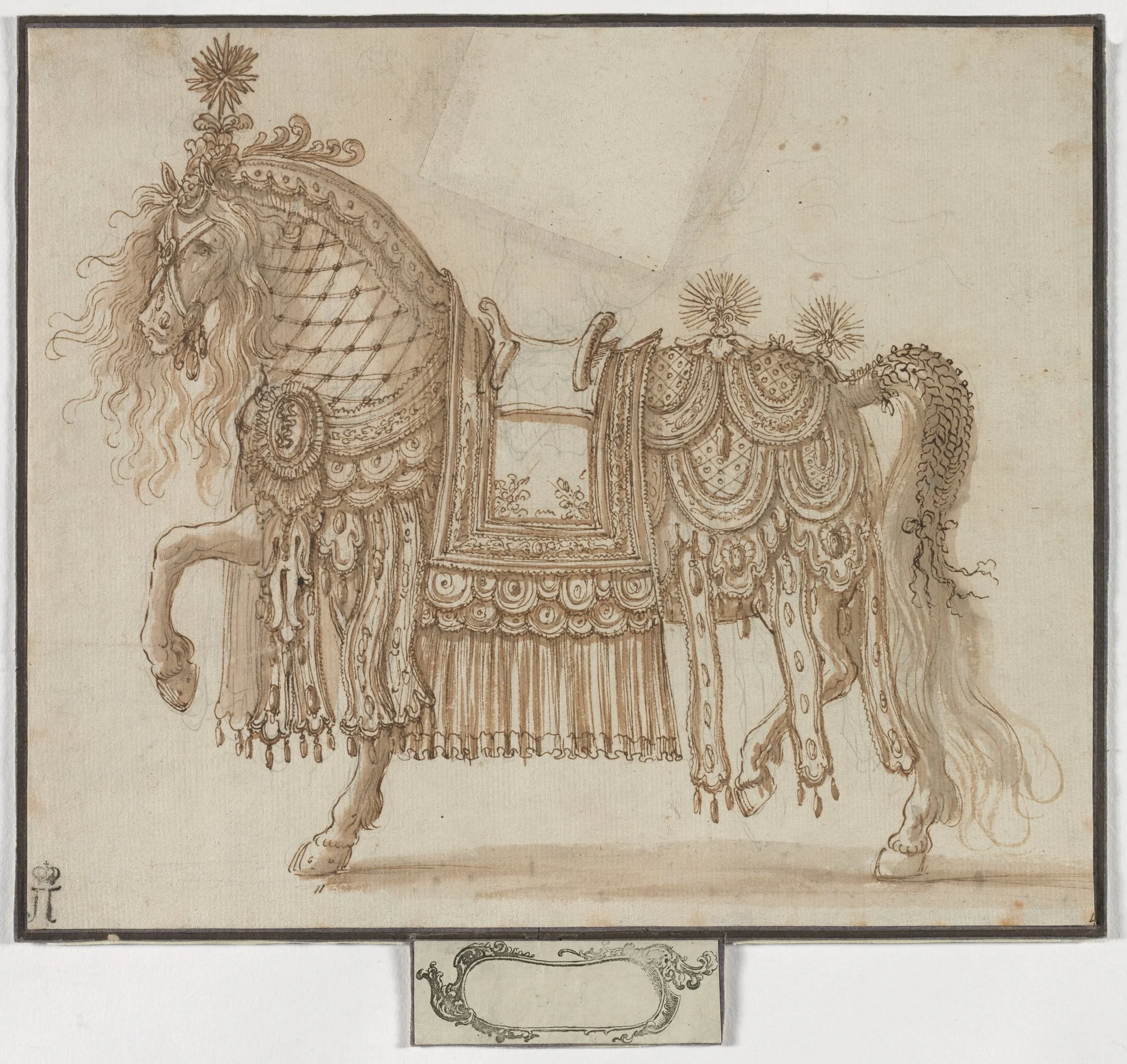 Parade Horse, by Unknown, 1619