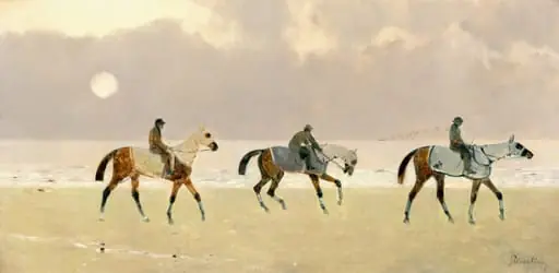 Riders on the Beach at Dieppe