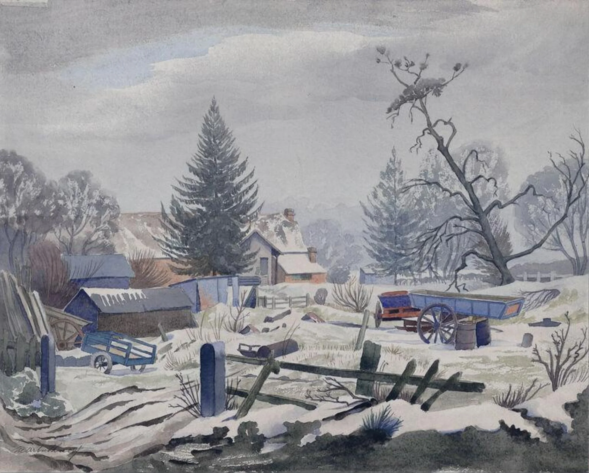 Snow at Tidmarsh