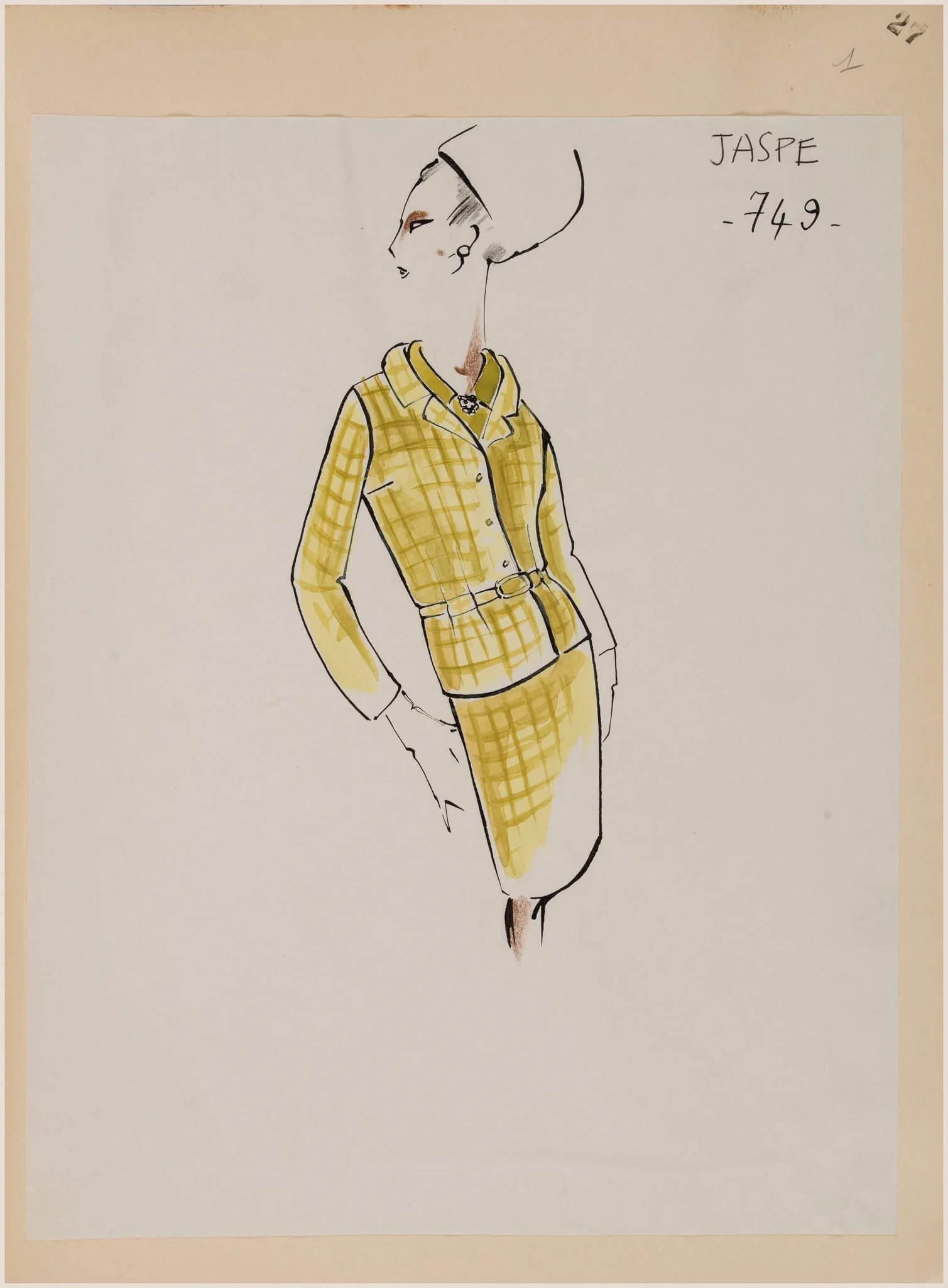 Jaspe, by Carven, 1965