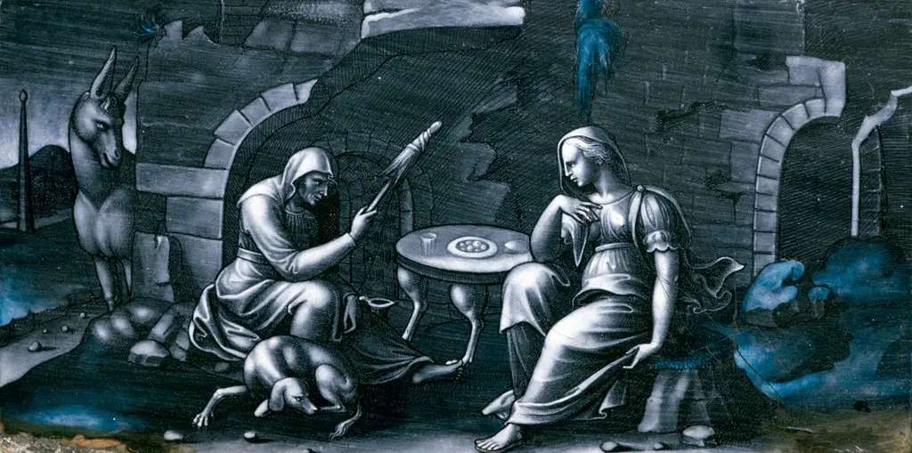 Old Woman Telling the Tale of Psyche