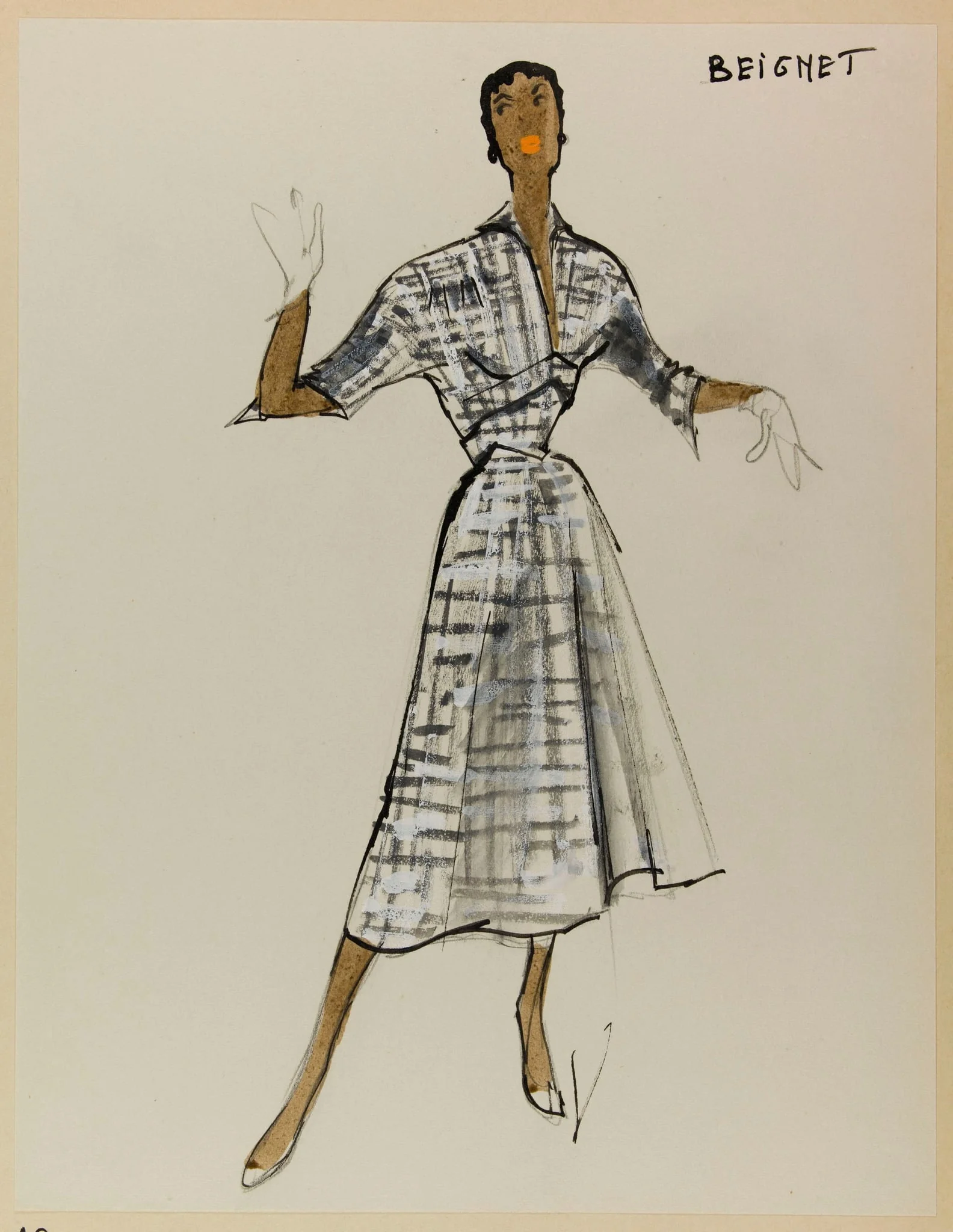 Beignet, by Carven, 1953