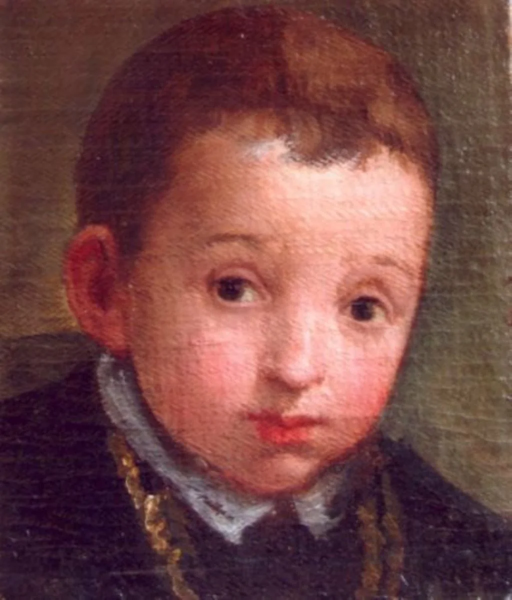 Cap de copil, by Paolo Veronese, unspecified