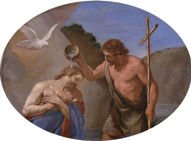 The Baptism of Christ, by Andrea Sacchi, oil, 1640
