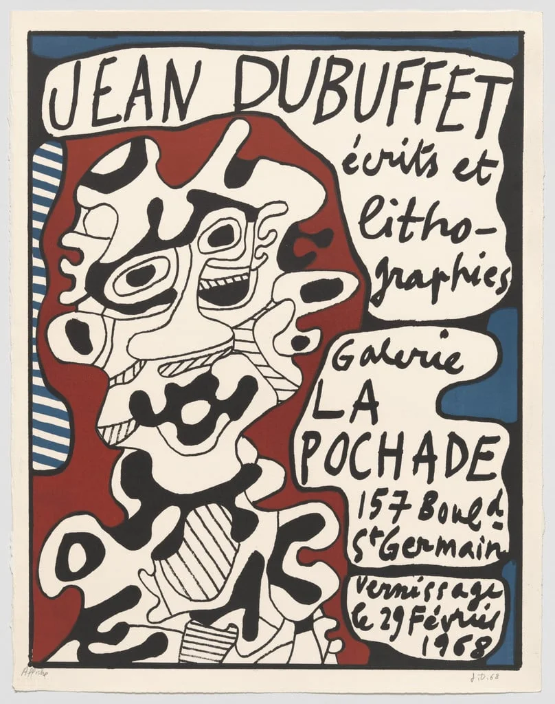 Untitled, by Jean Dubuffet, ink, 1968