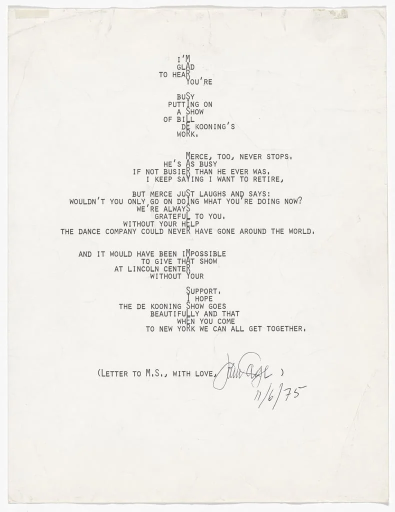 Untitled, by John Cage, 1975