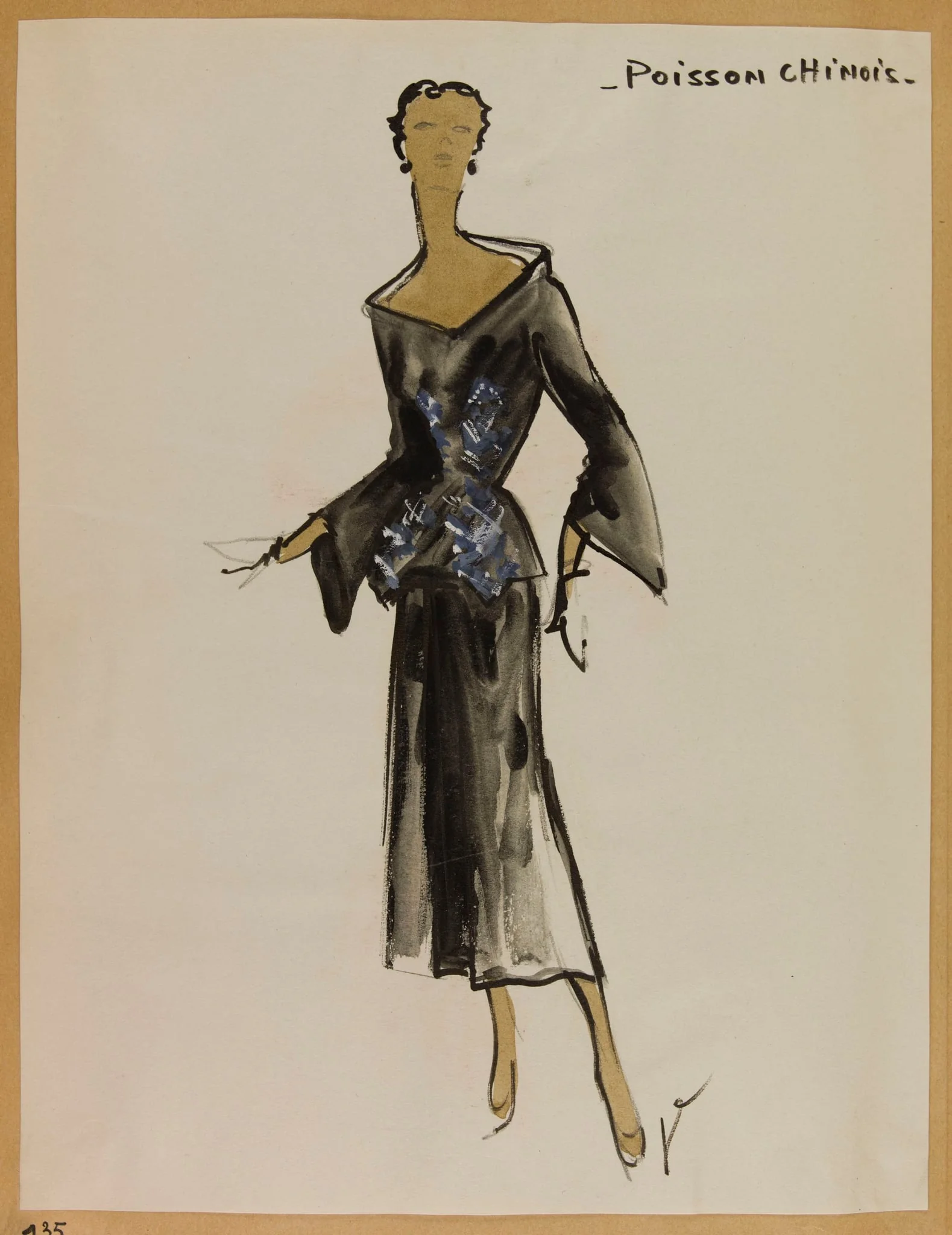 Poisson chinois, by Marie-Louise Carven, 1952