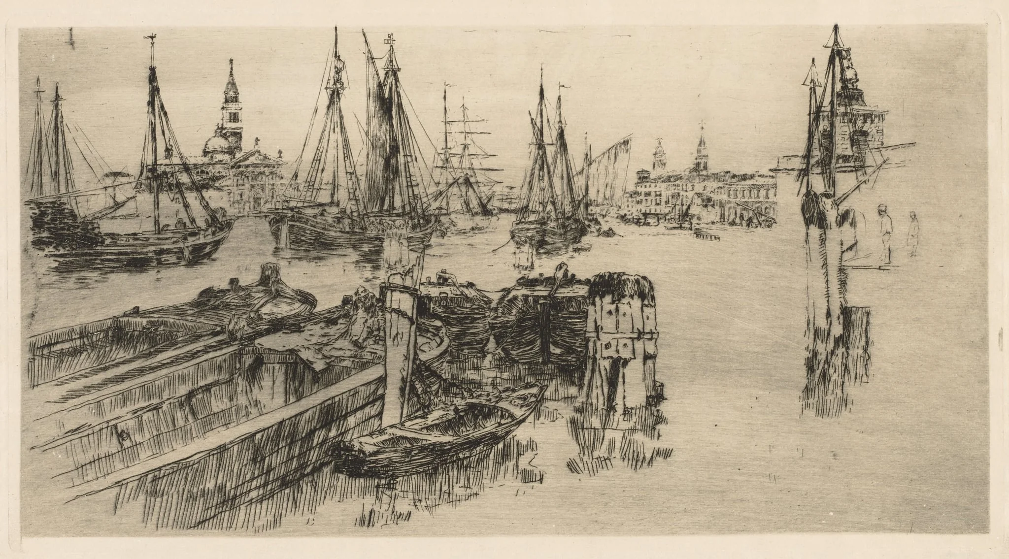 Shipping - On the Guidecca, by Frank Duveneck, 1883