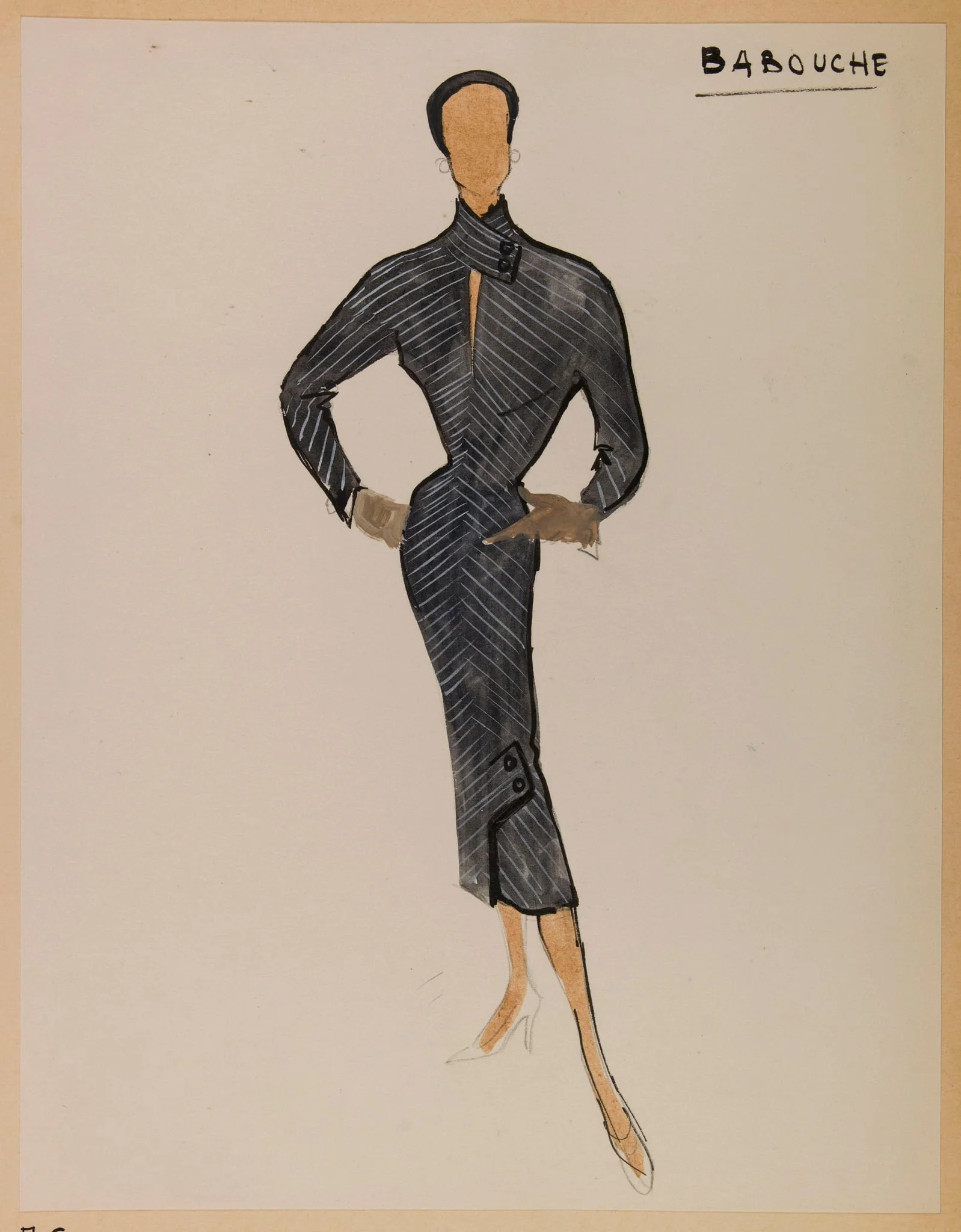 Babouche, by Marie-Louise Carven, 1953