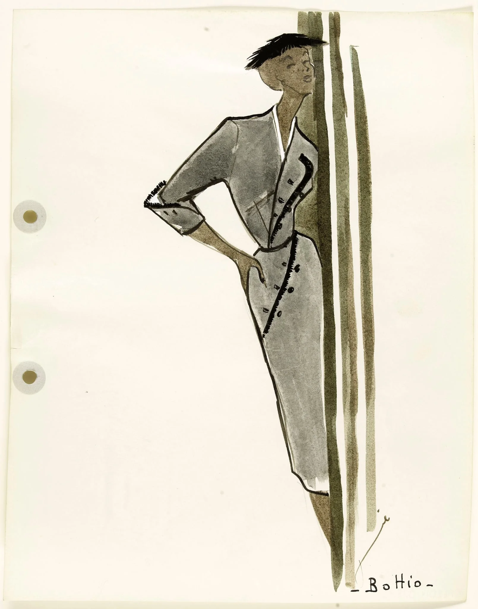 'Bottio', by Marie-Louise Carven, 1951