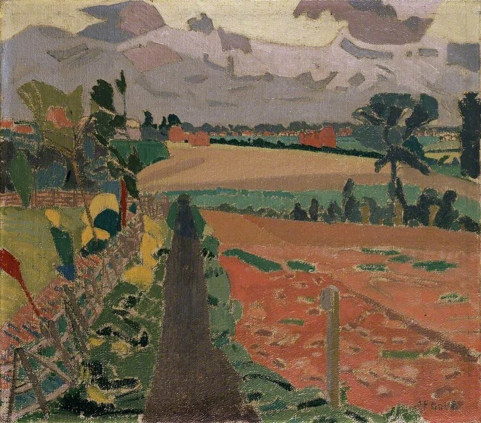 The Cinder Path, by Spencer Gore, oil, 1906