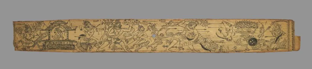 Leaf from a Romance of Chandrabhanu and Lavanyavati of Upendra Bhanja (Indian, died 1740)