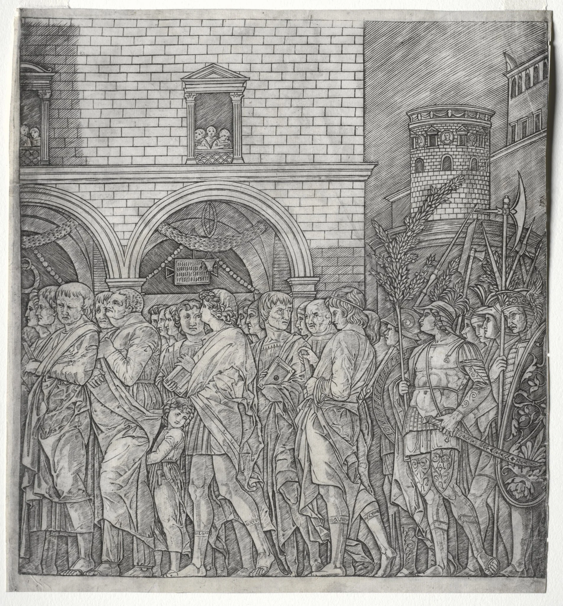 Triumph of Caesar:  The Senators