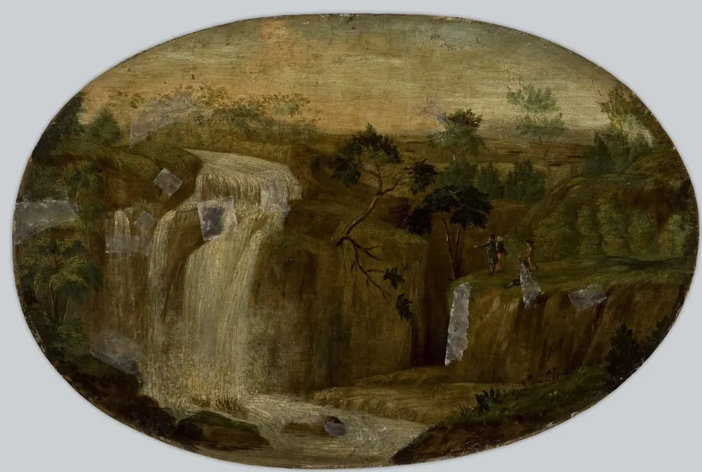 Landscape with a Waterfall
