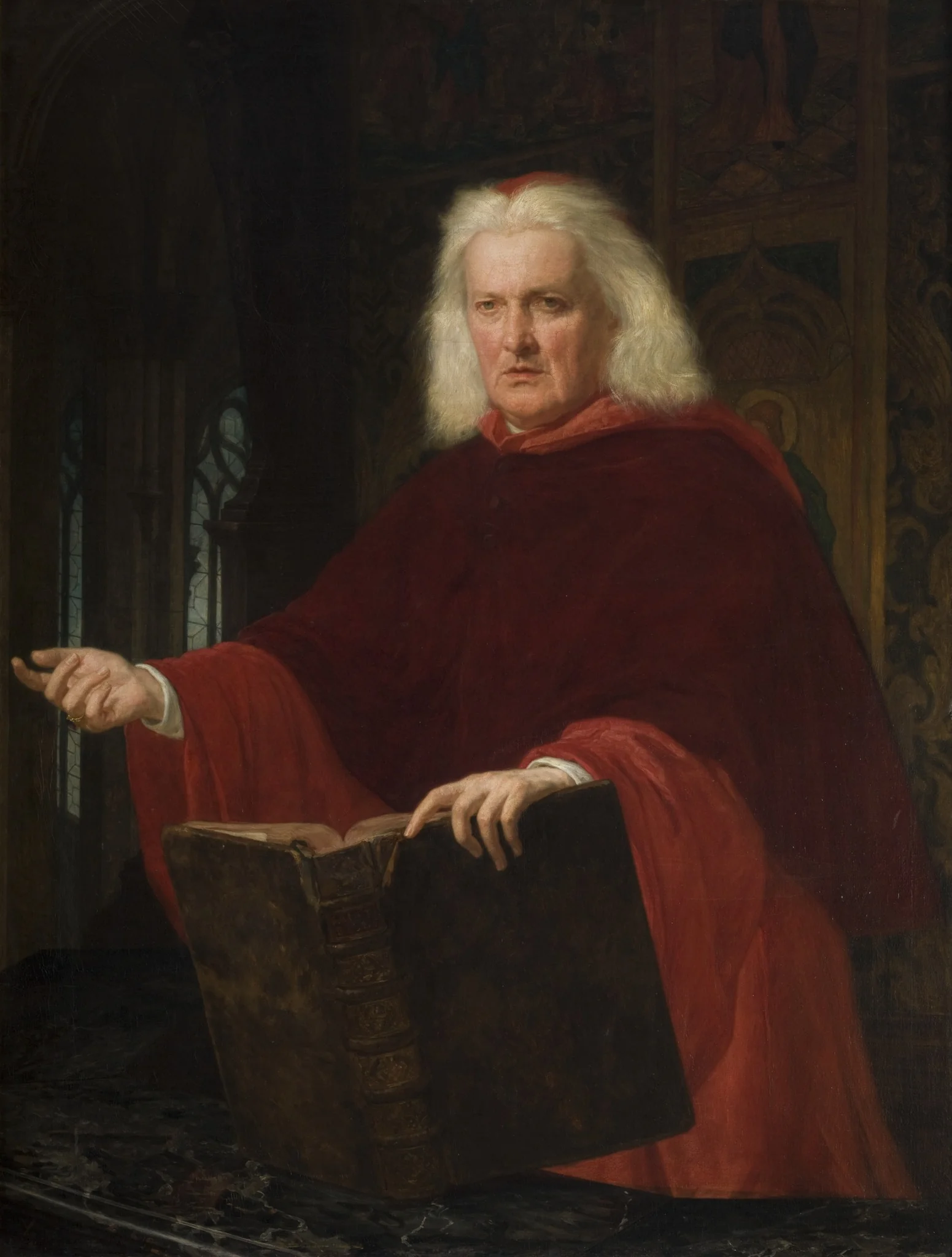 Cardinal, by Henryk Rodakowski, oil, 1865