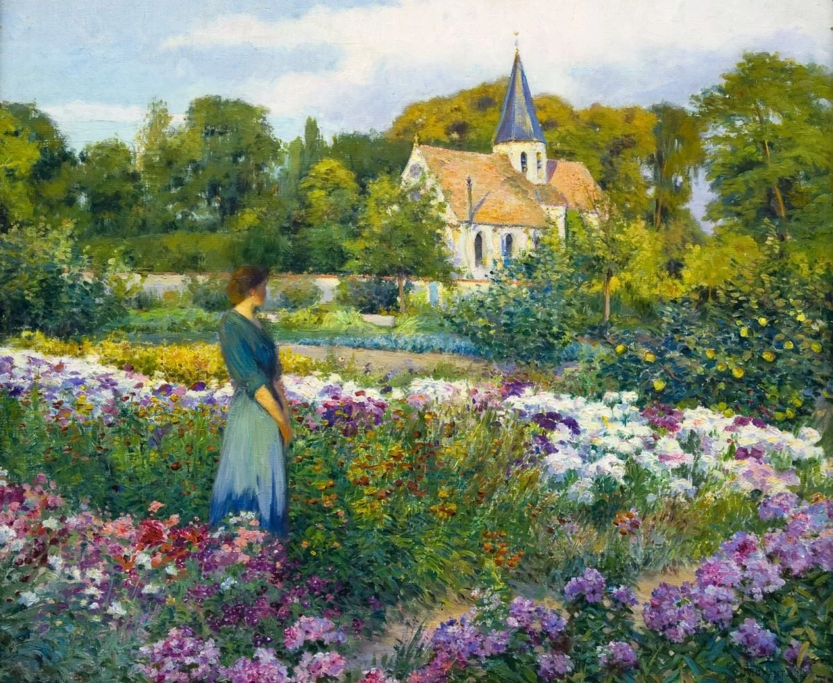 În grădină, by Nicolae Grant, unspecified, 1895