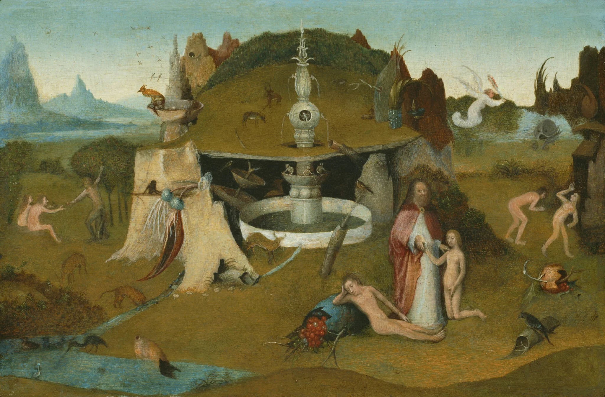The Garden of Paradise, by Workshop of Hieronymus Bosch, oil, 1500