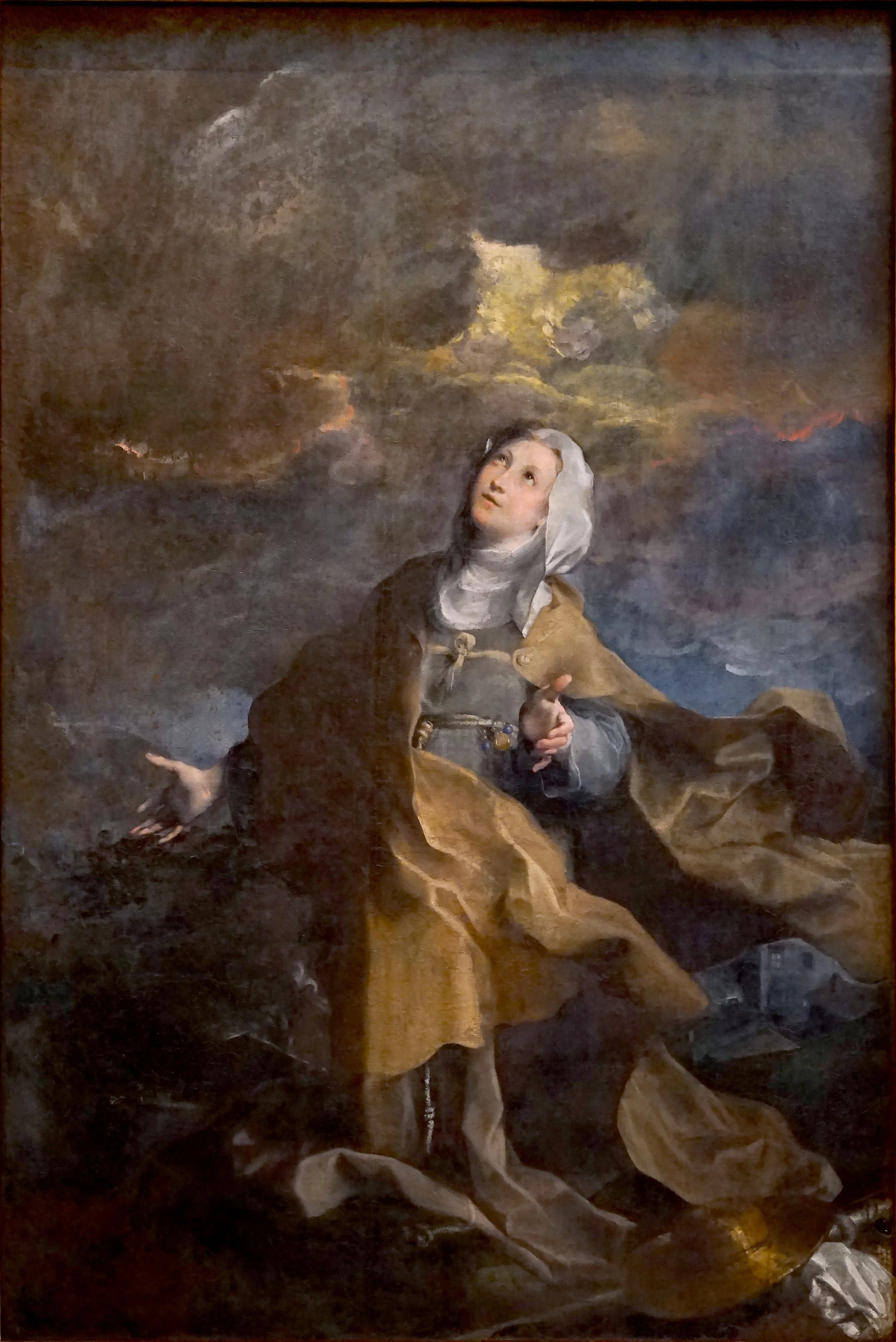 Beata Michelina, by Federico Barocci, oil, 1600