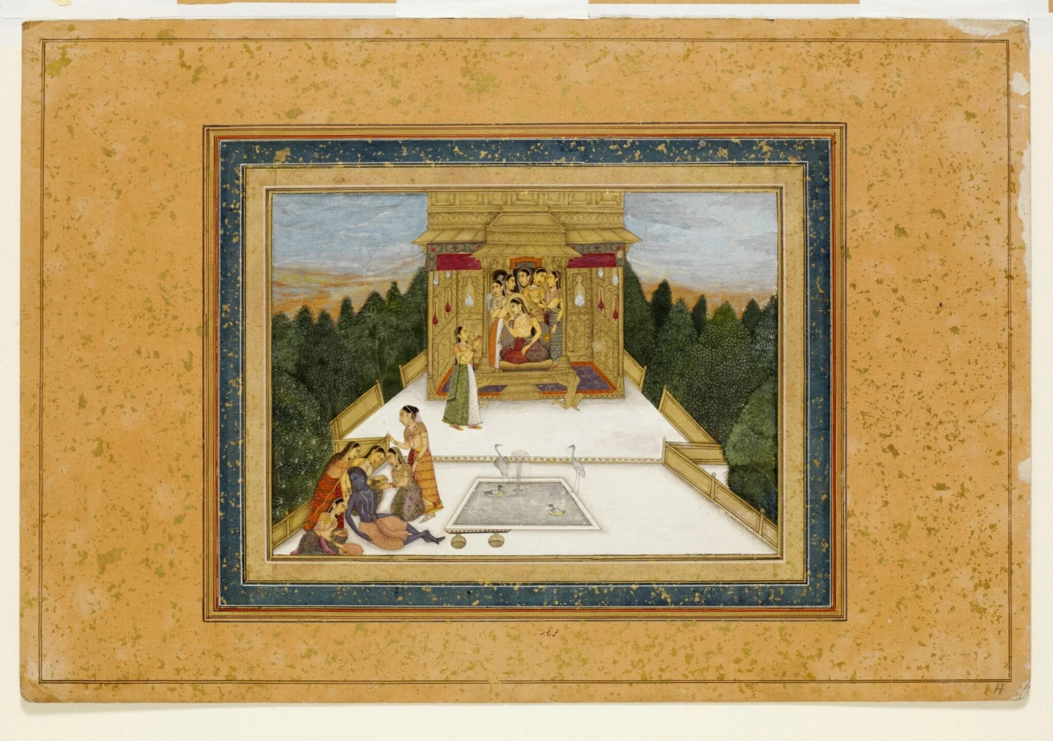 Untitled, by Fateh Chand, paint, 1750