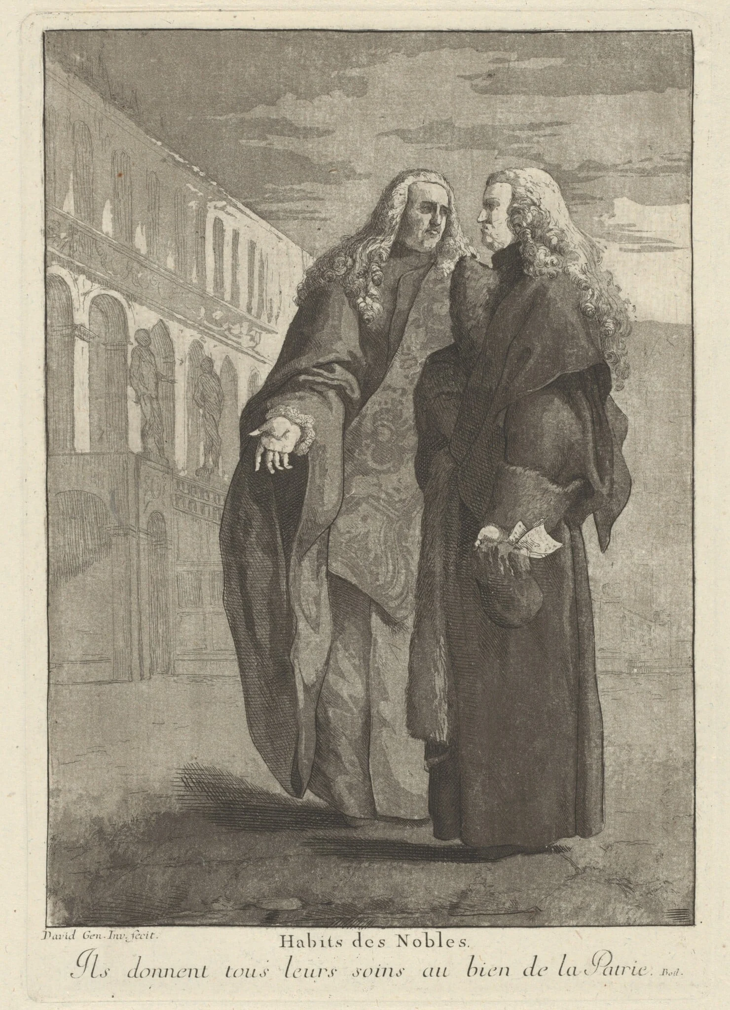 Habits des nobles (Dress of the Noblemen)