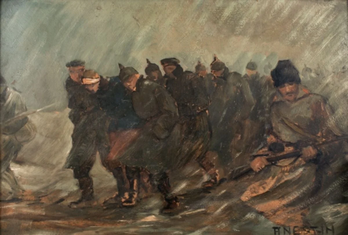 Convoi de prizonieri, by Ion Valentin Anestin, unspecified