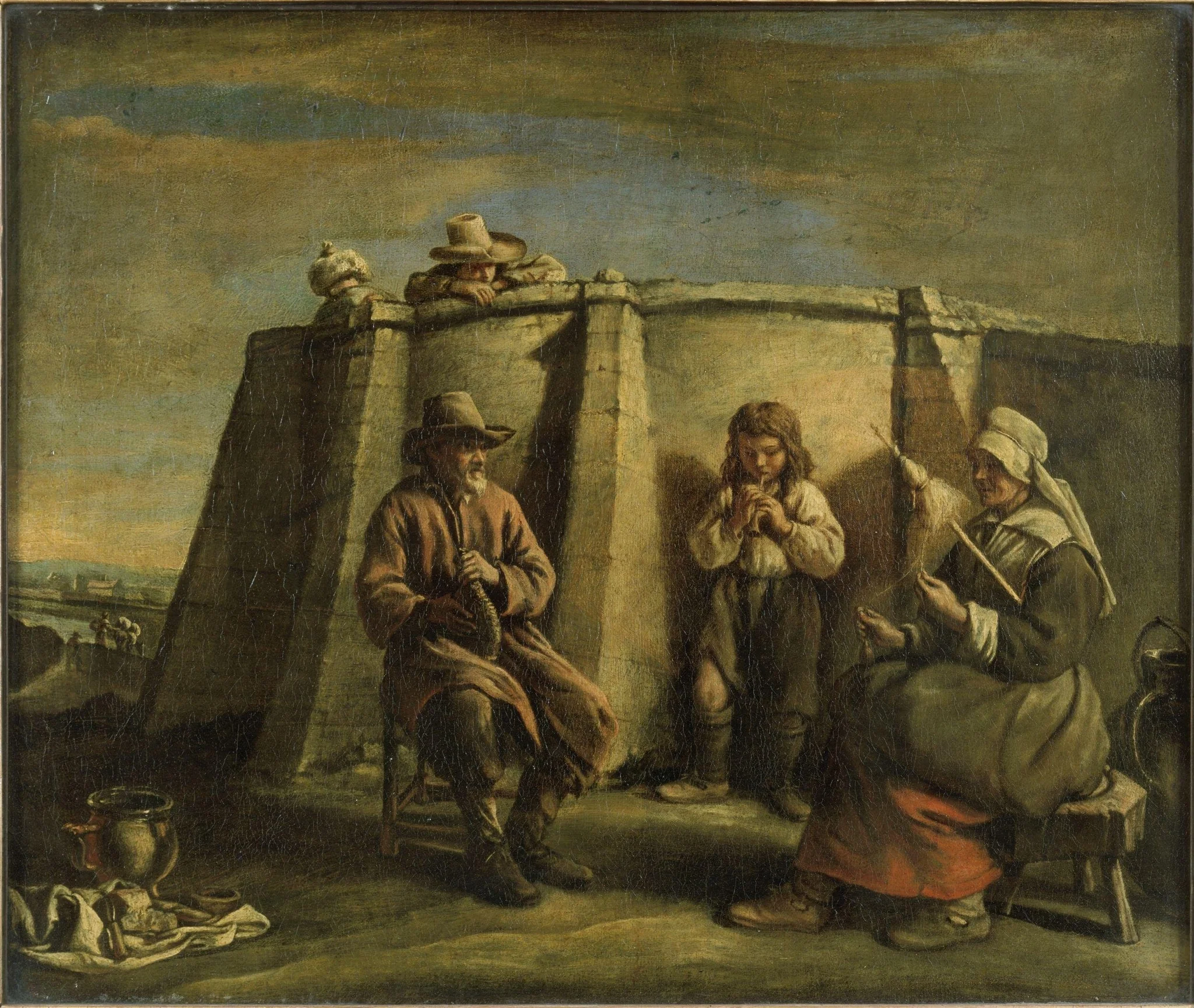 The Flageolet Player, by Louis Le Nain, oil, 1645