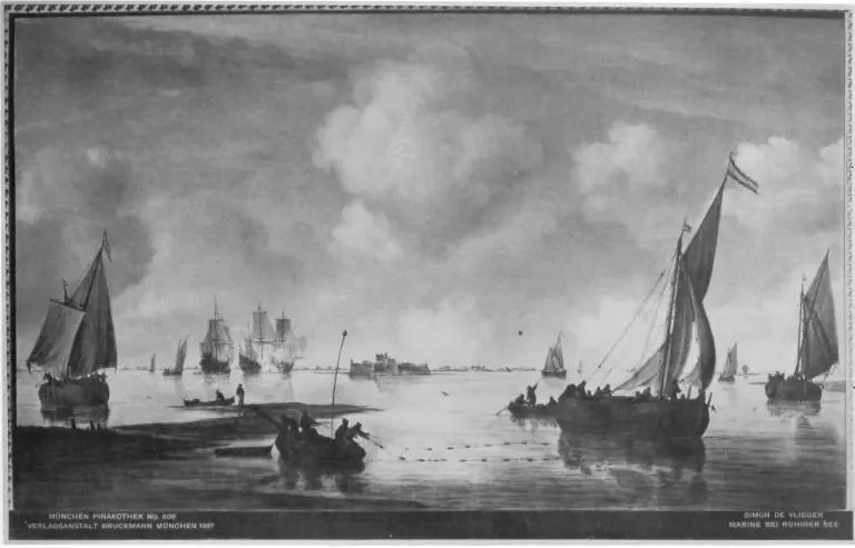 Ruhige See mit Fischern (zugeschrieben)