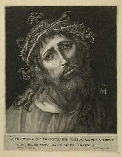 Christ with the crown of thorns