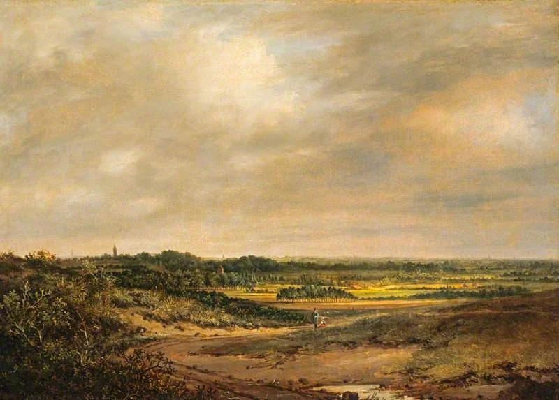 An English Landscape, by Patrick Nasmyth, oil, 1830