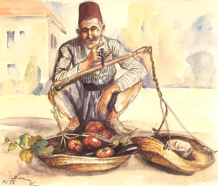 A Hawker in Beirut