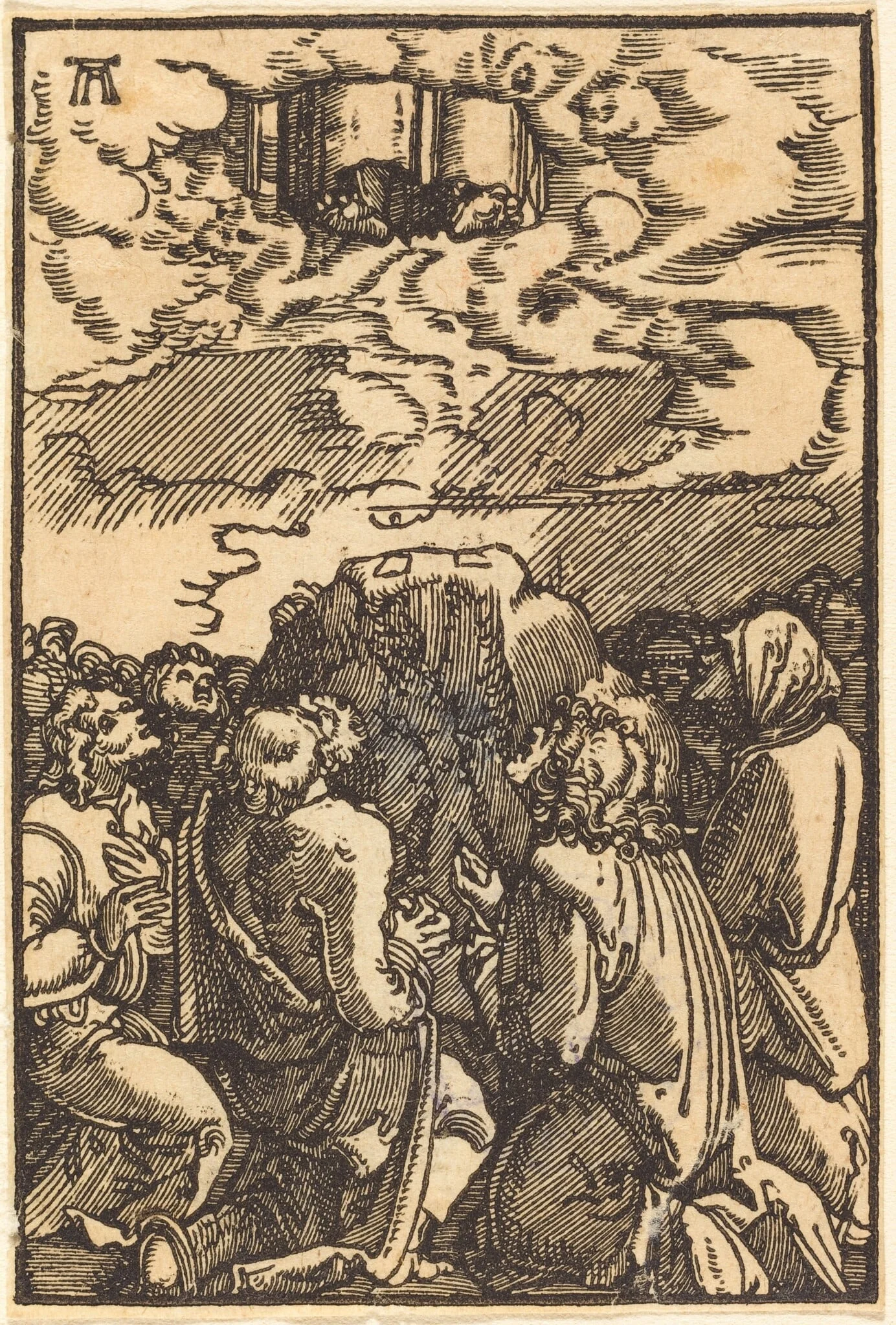 The Ascension of Christ, by Albrecht Altdorfer, ink, 1513