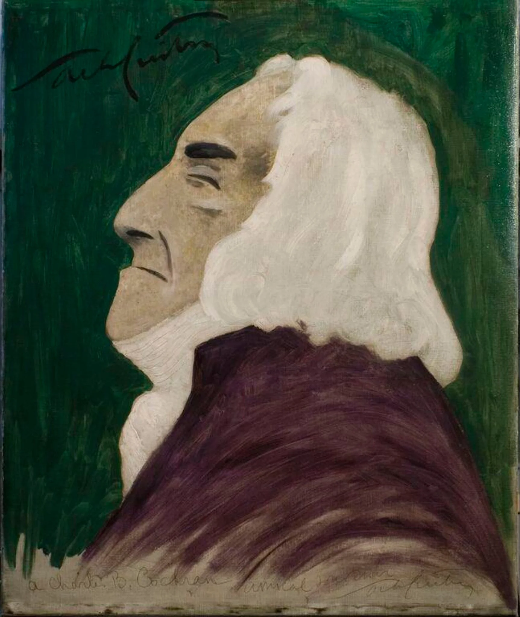 Lucien Guitry as Talleyrand in <i>Béranger</i> by Sacha Guitry, by Sacha Guitry, paint, 1920