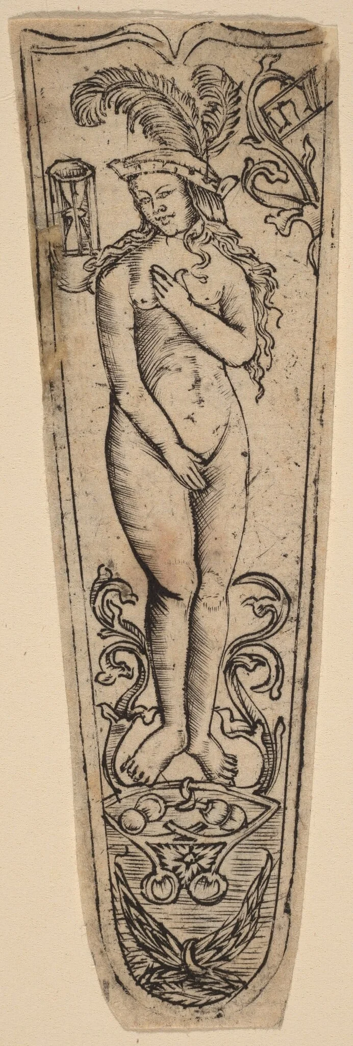 Ornament for Knife Handle, by Theodor de Bry, ink, 1563