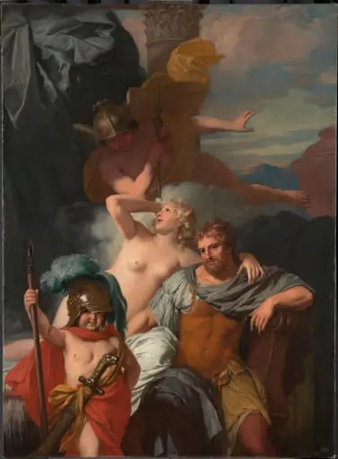 Mercurius gelast Calypso om Odysseus te laten vertrekken