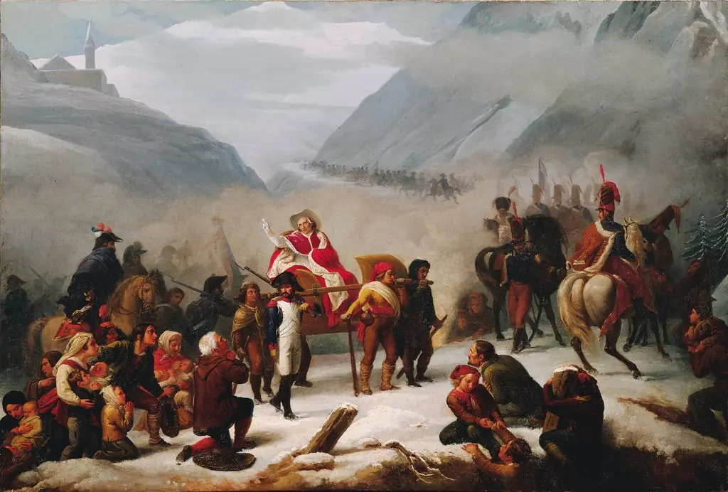 Pope Pius VII Crosses the Alps