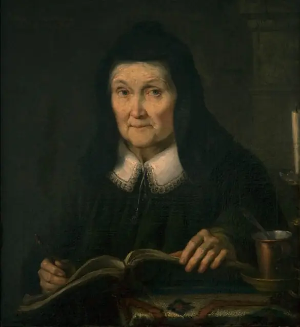 Portrait of Julianna Hadziewicz, mother of the artist