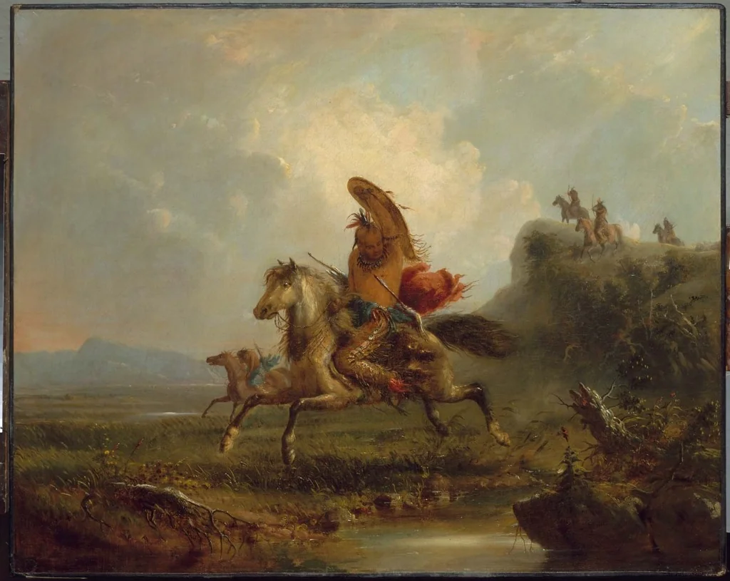 War Ground, by Alfred Jacob Miller, oil, 1863