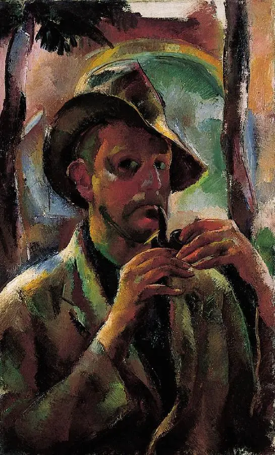 Self-portrait with Pipe