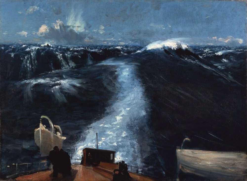 Atlantic Storm, by John Singer Sargent, oil, 1888