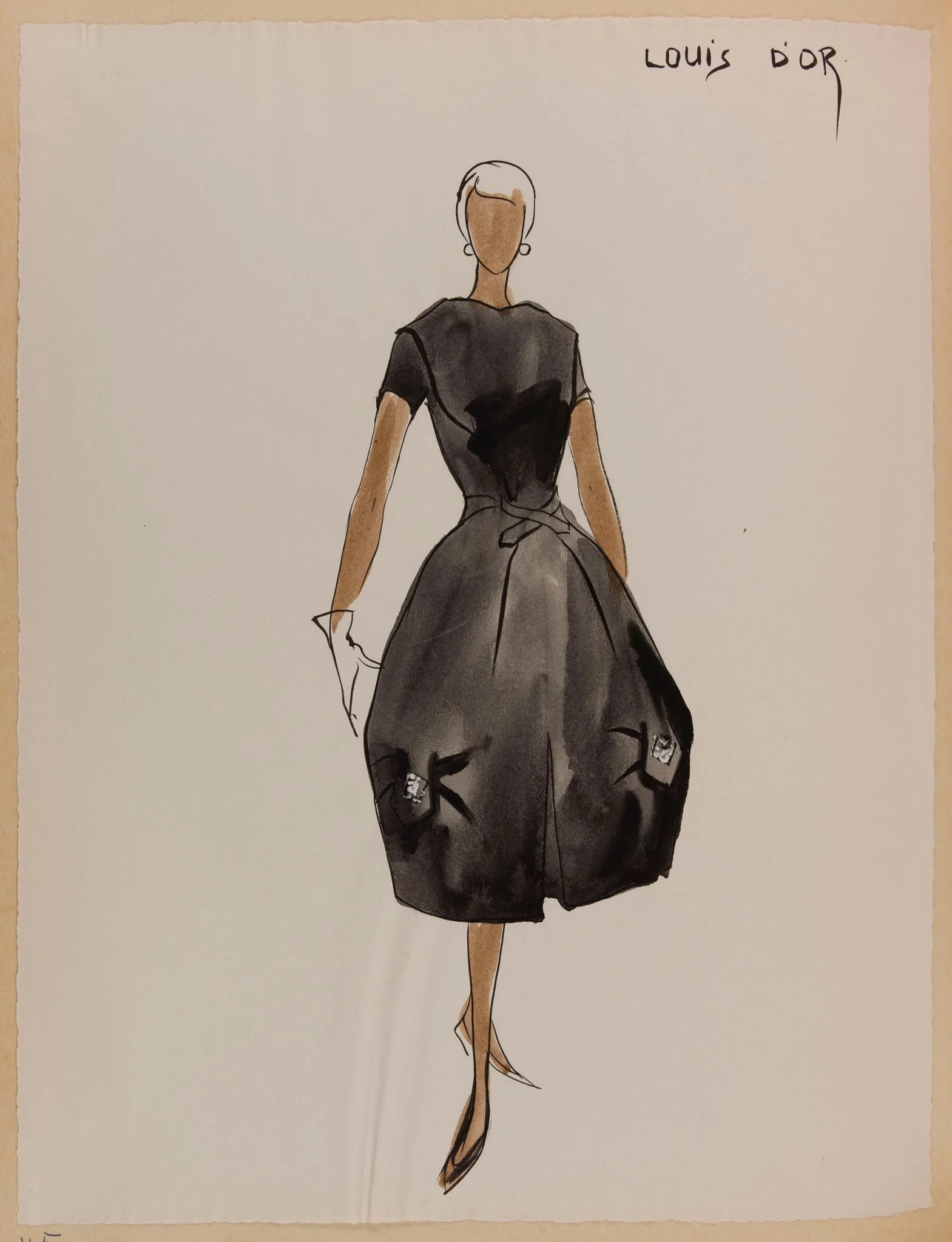 Louis d'or, by Marie-Louise Carven, 1956