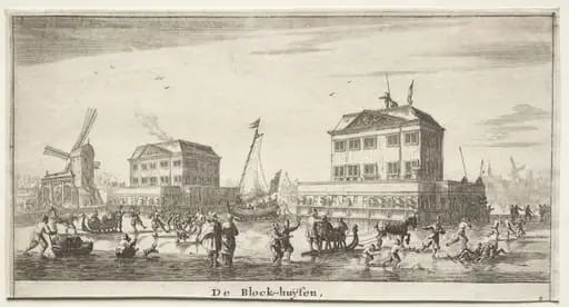 Various Ships and Views of Amsterdam (Verscheÿde Schepen en Gesichten van Amstelredam), Part III: De Block-huÿsen