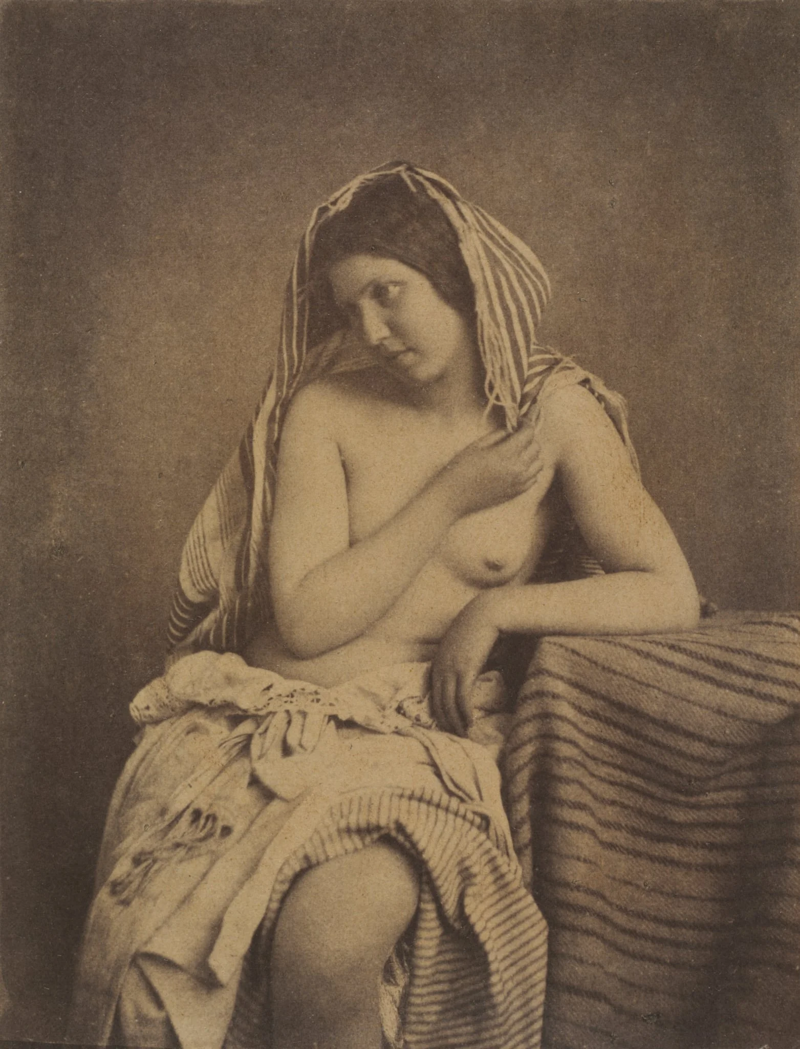 Study after Nature, by Julien Vallou de Villeneuve, 1854