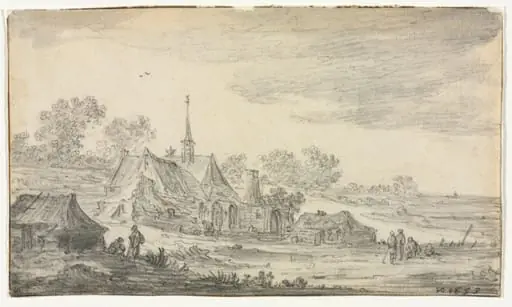 Group of Buildings on a Seashore