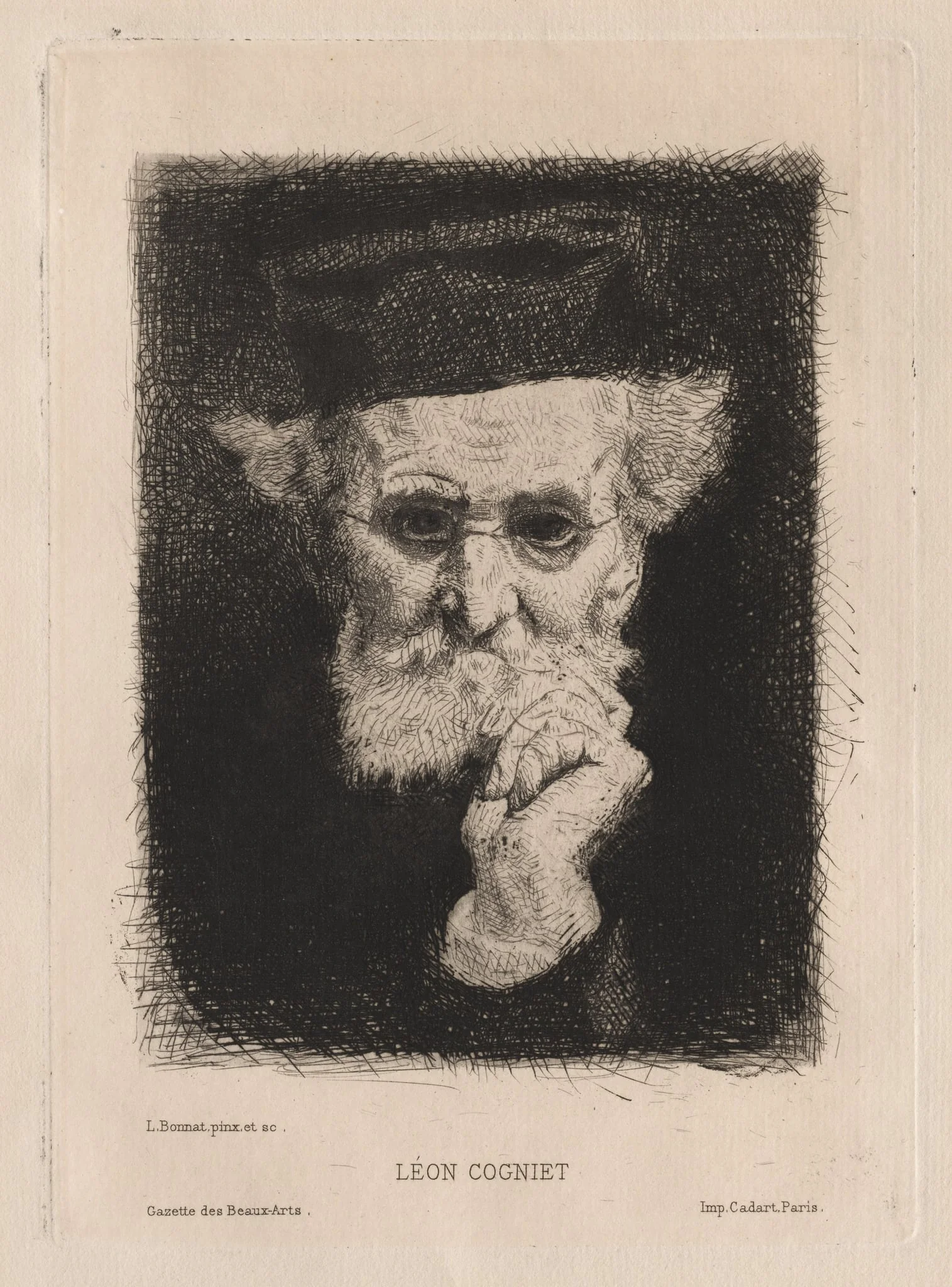 Léon Cogniet, by Léon Bonnat, 1881
