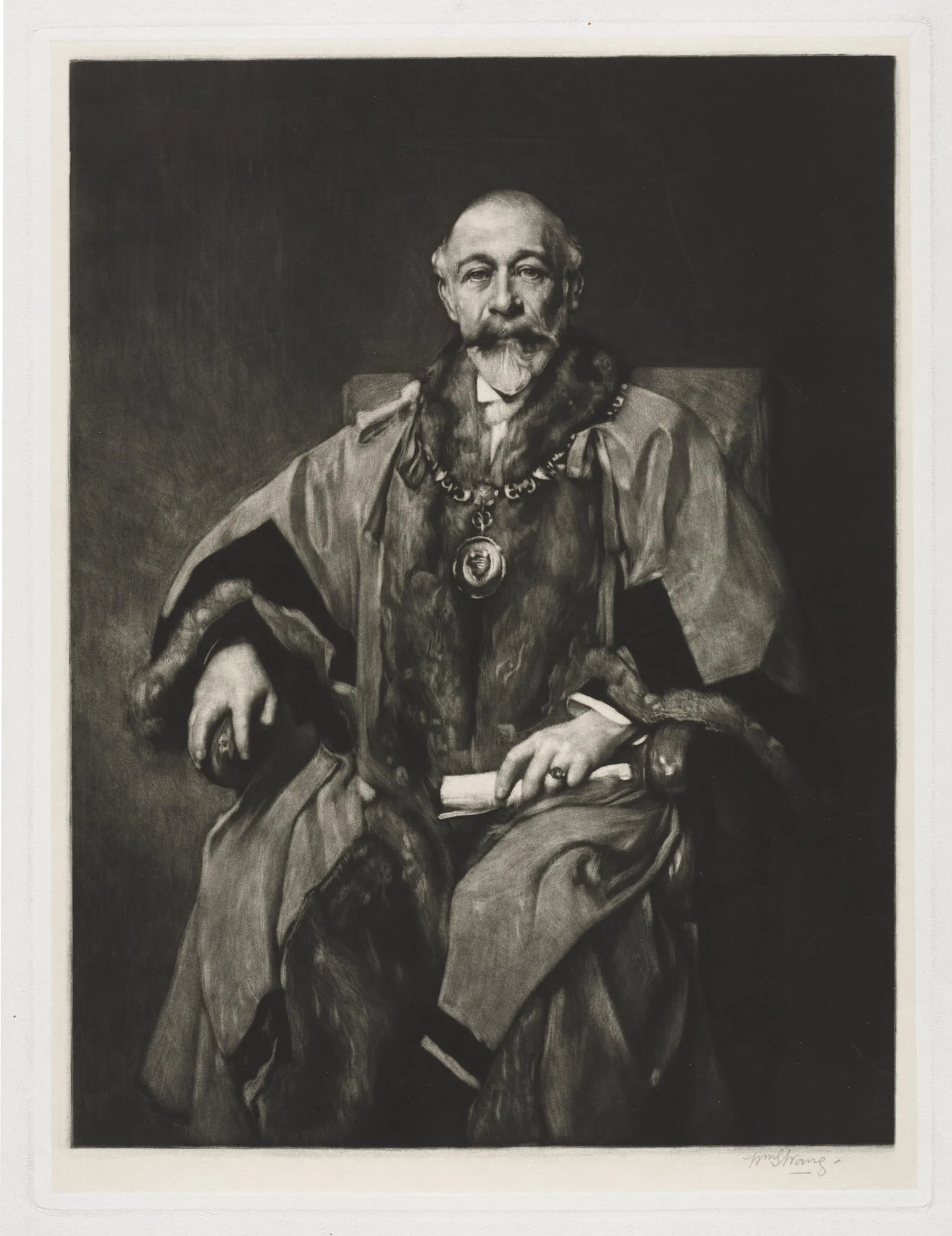 Sir Bartle Frère, by William Strang, 1904