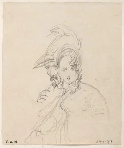 A Western woman and a bearded man in a helmet
