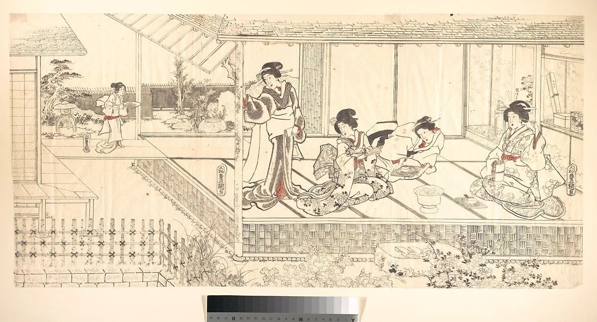 Untitled, by Utagawa Kunisada, ink, 1844