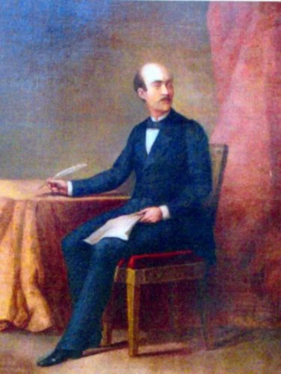 Vasile Alexandri, by Constantin Daniel Stahi, unspecified, 1878