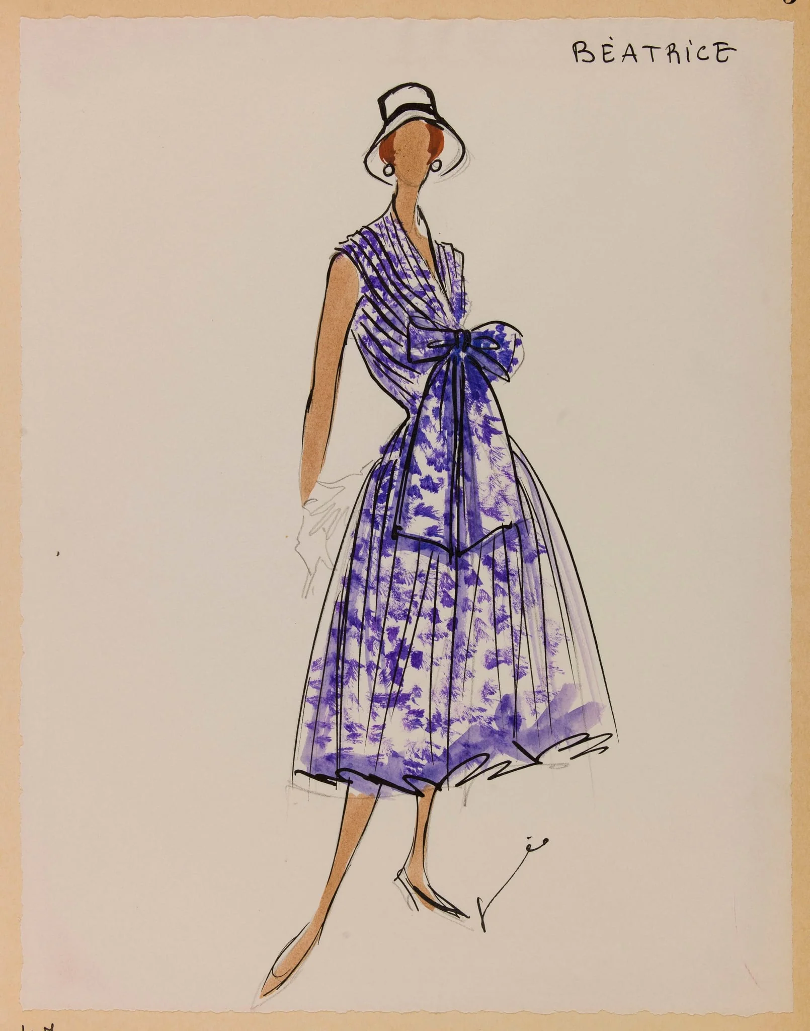 Béatrice, by Carven, 1956